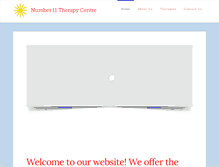 Tablet Screenshot of number11therapycentre.co.uk